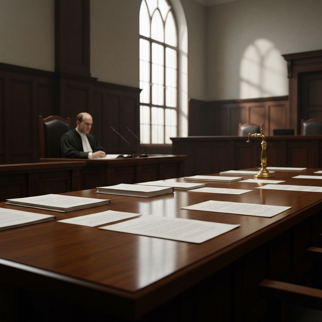 Australian courtroom interior